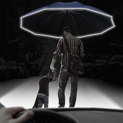Waterproof Auto Open LED Umbrella