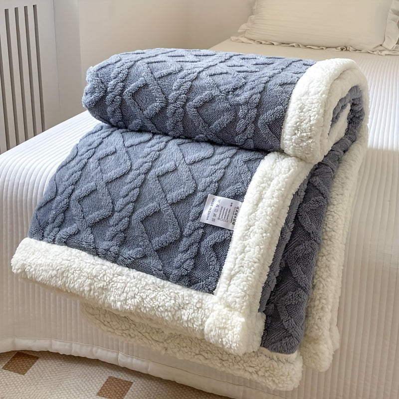 Cozy Soft Plush Throw Blanket for Home Decor