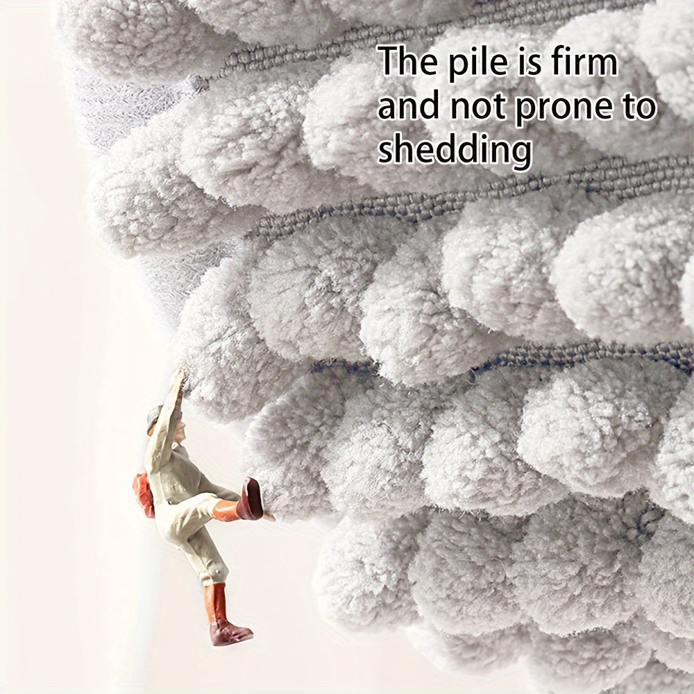 Comfortable L-Shaped Bathroom Mat
