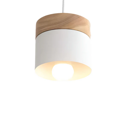 Kid's Room Wooden Hanging Lamp Reading Light - Fesara