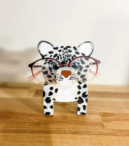 Wooden Animal Glasses Holder