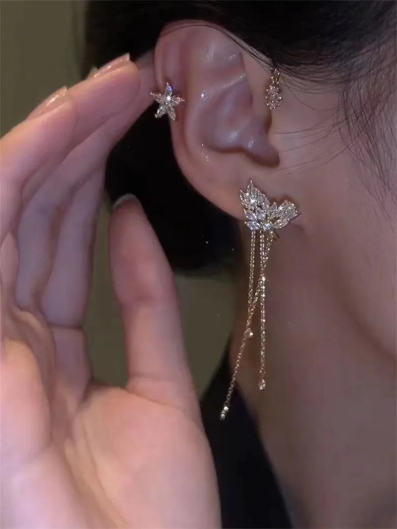 Sparkly Glamorous Star Shine Earrings