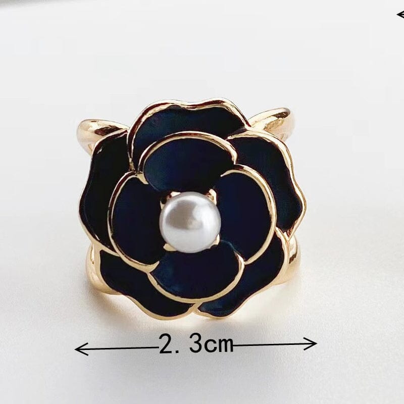 Elegant Floral Scarf Clip