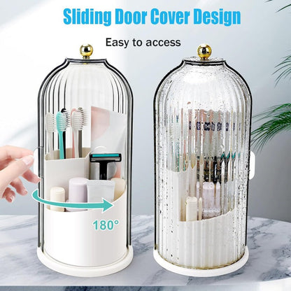 Spinning Toothbrush Holder Storage
