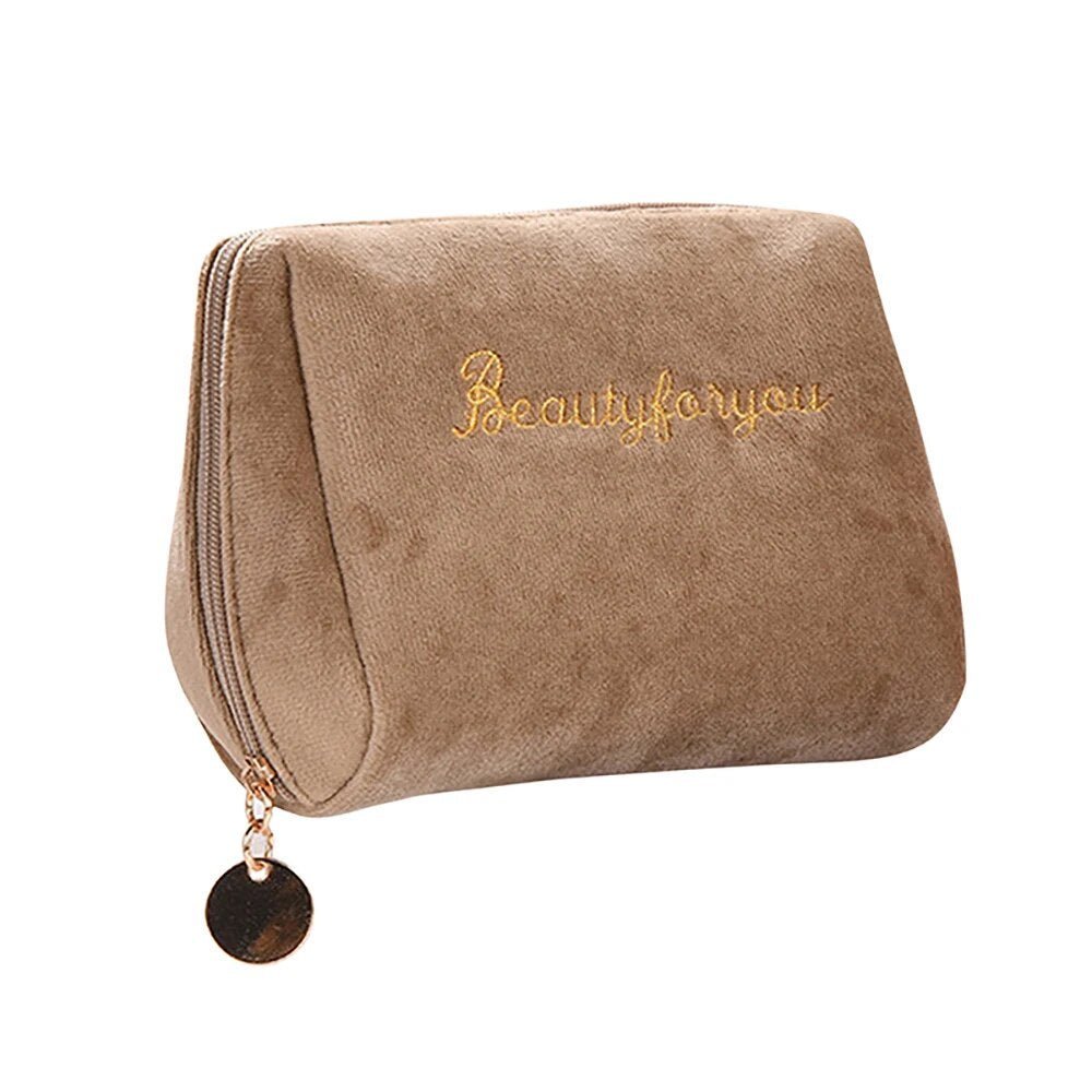 Luxurious Soft Makeup Pouch