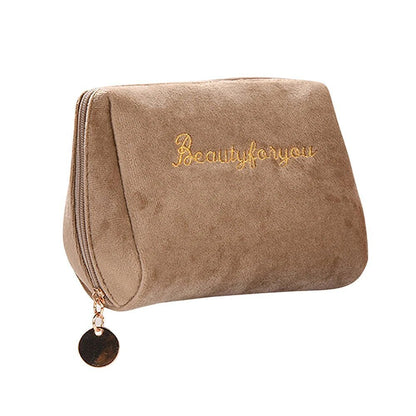 Luxurious Soft Makeup Pouch
