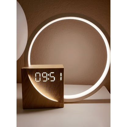 Wake Up Light Alarm Clock with Dimming Lamp & Calming Sounds