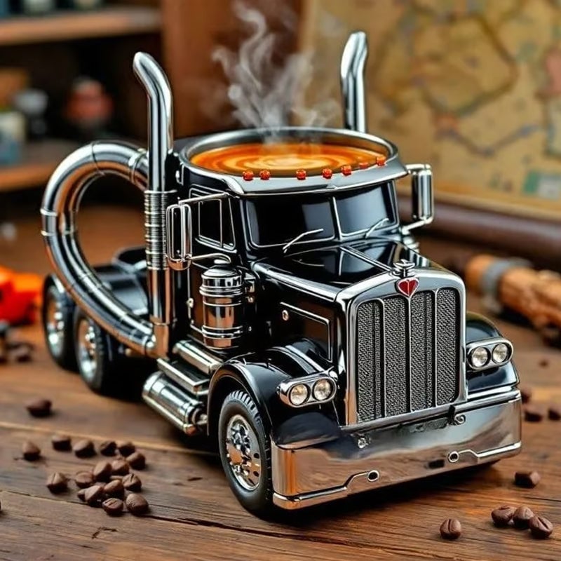 Premium Ceramic Car Mug - Unique Driver Gift