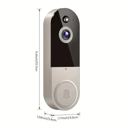 Wi-Fi Smart Doorbell Camera with HD Video and Motion Detection