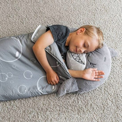 Cozy Kids Sleeping Bag with Pillow for Outdoor Fun