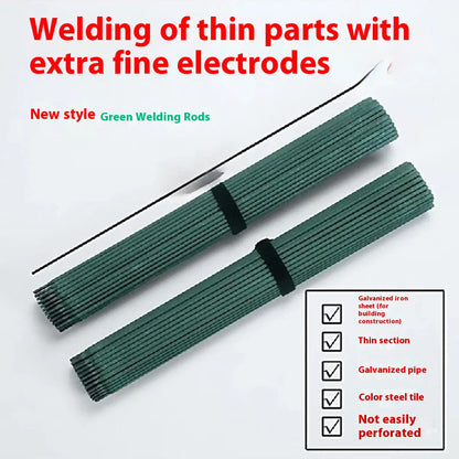 Premium Green Welding Rod - Thin Electrode for Metal