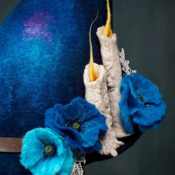 Spooky Black Witch Hat