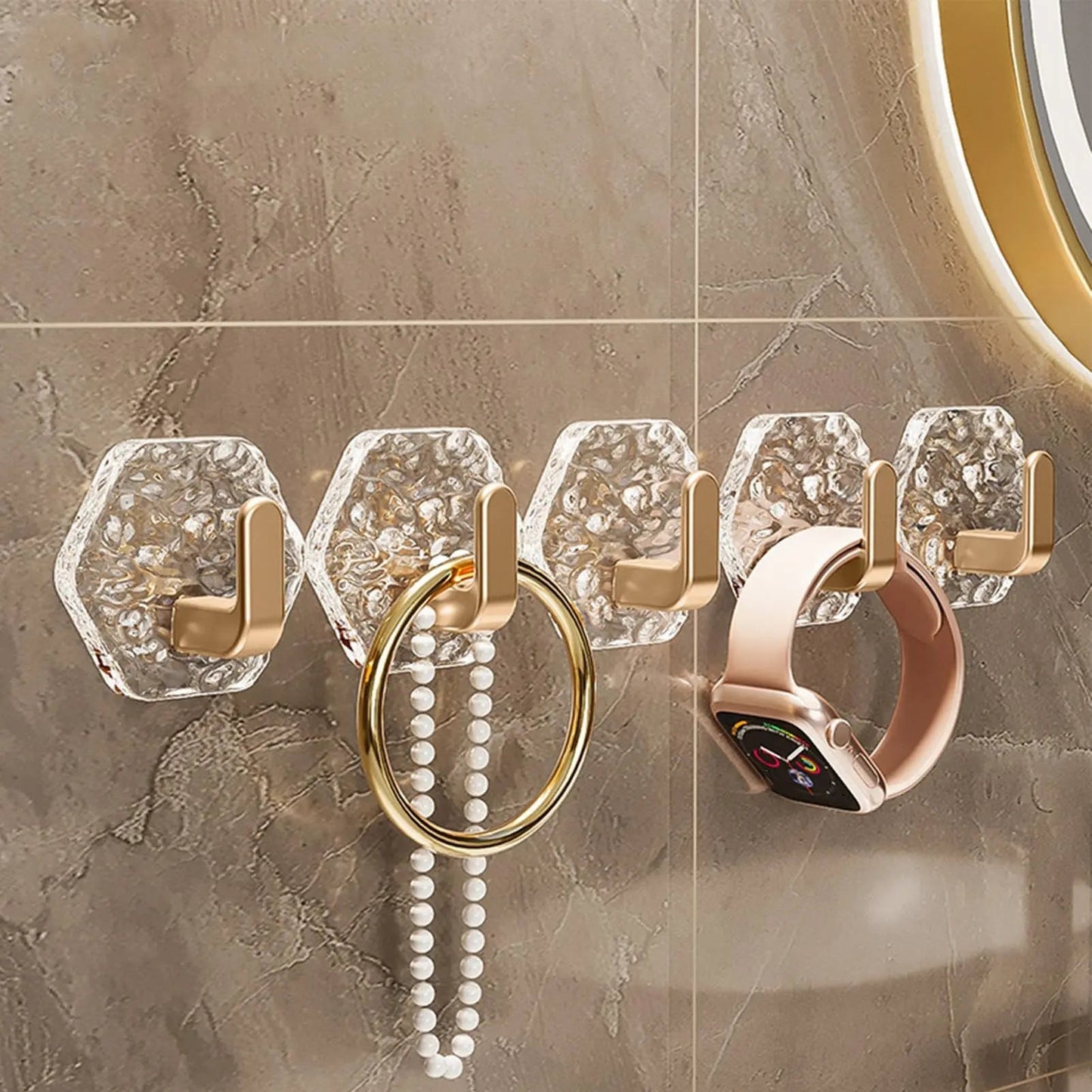 Stylish Gold Wall Hook - Fesara