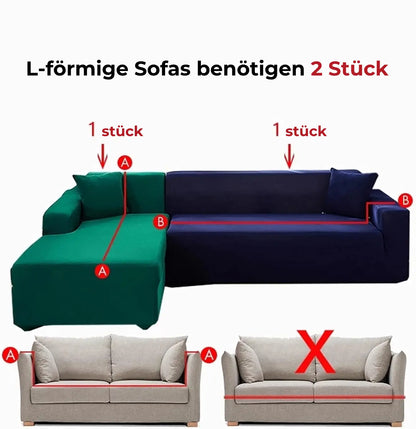 Stretchy Soft Velvet Sofa Protector Cover