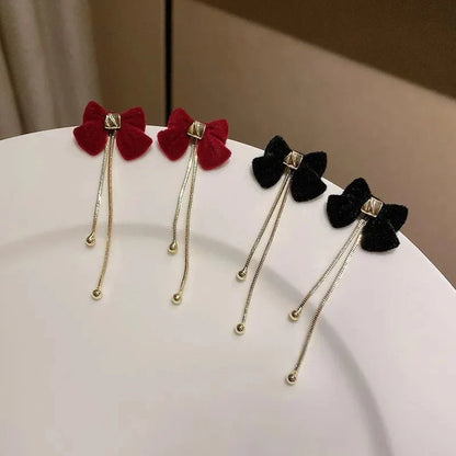 Delicate Rose Gold Drop Earrings