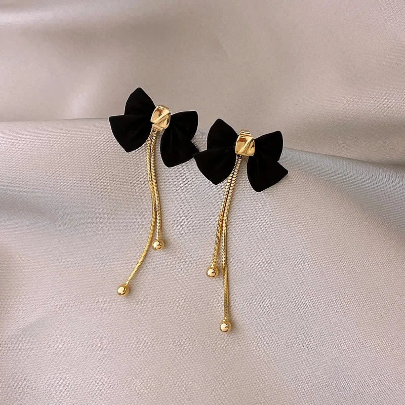 Delicate Rose Gold Drop Earrings
