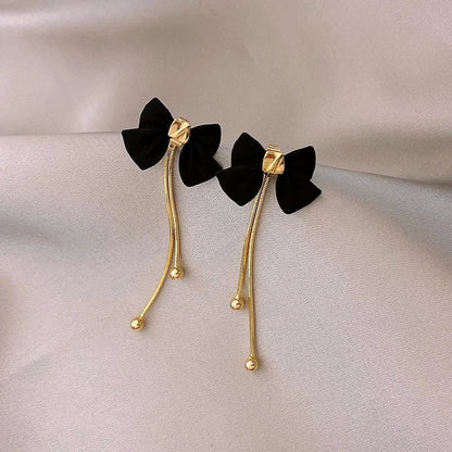Delicate Rose Gold Drop Earrings