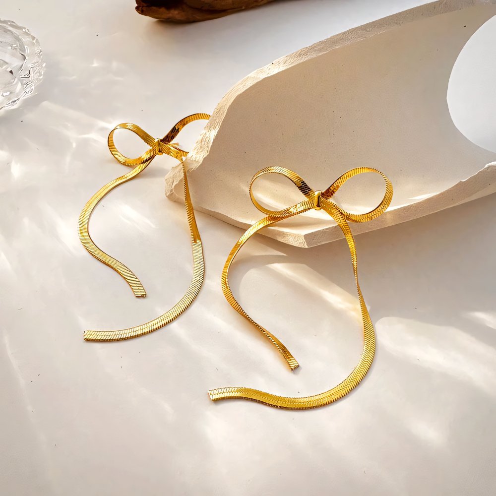 Delicate Pink Drop Earrings