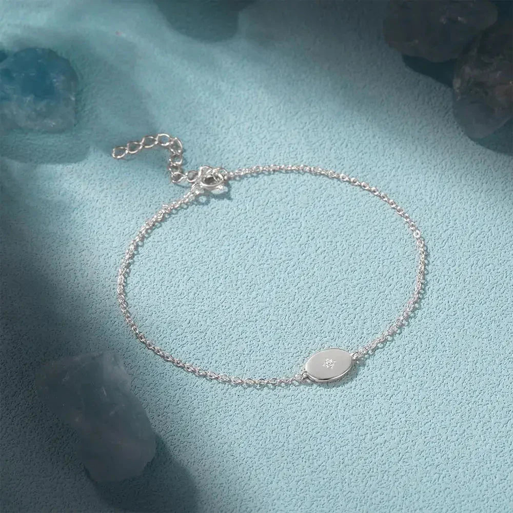 Delicate Chain Star Charm Bracelet
