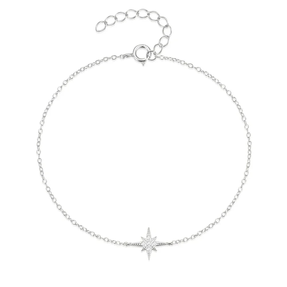 Delicate Chain Star Charm Bracelet