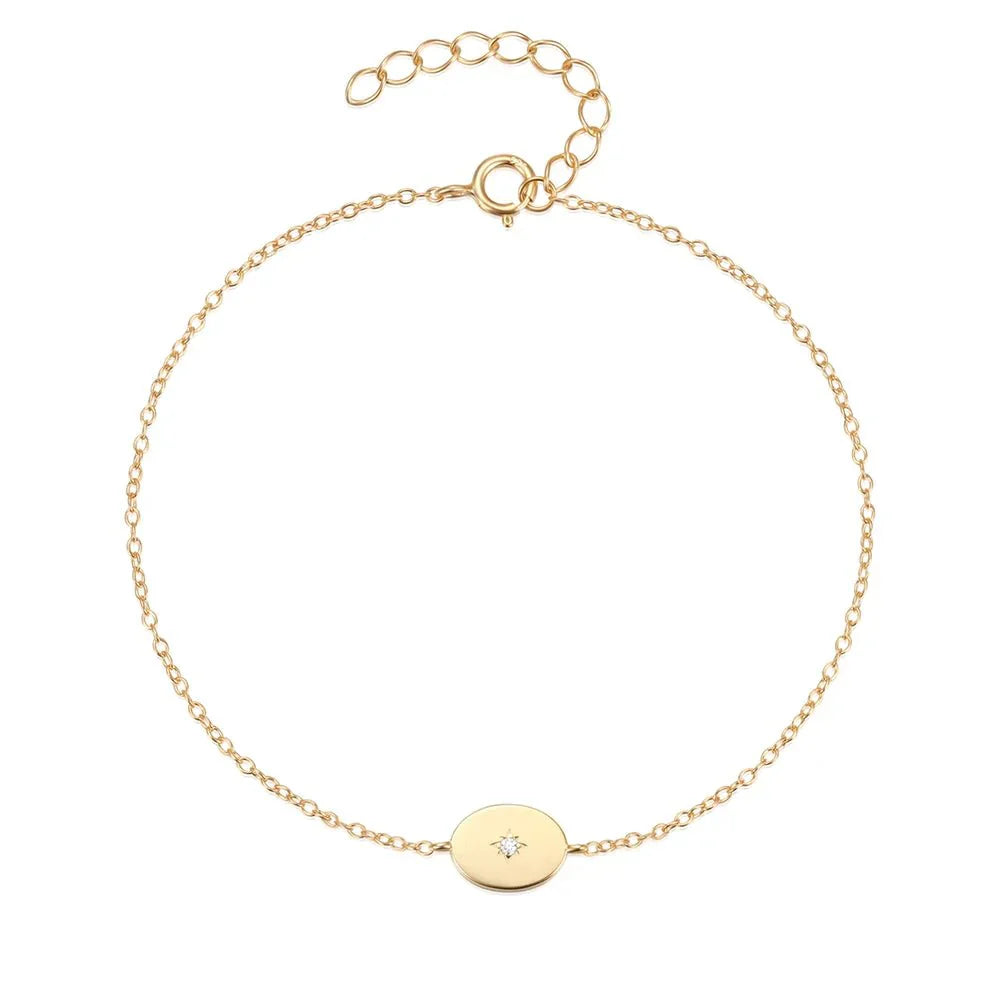 Delicate Chain Star Charm Bracelet