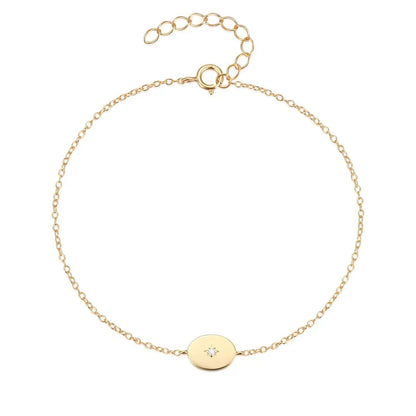 Delicate Chain Star Charm Bracelet