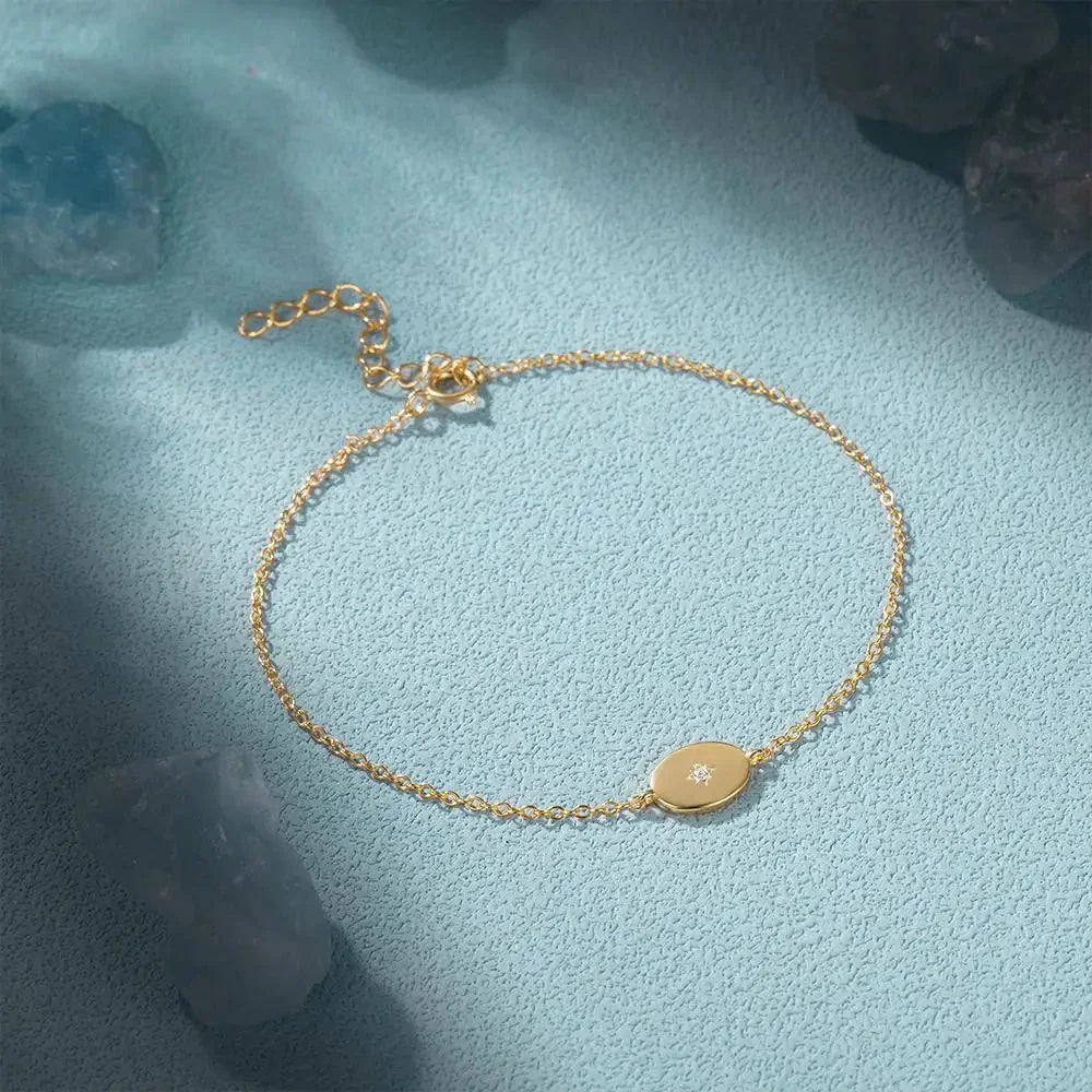 Delicate Chain Star Charm Bracelet