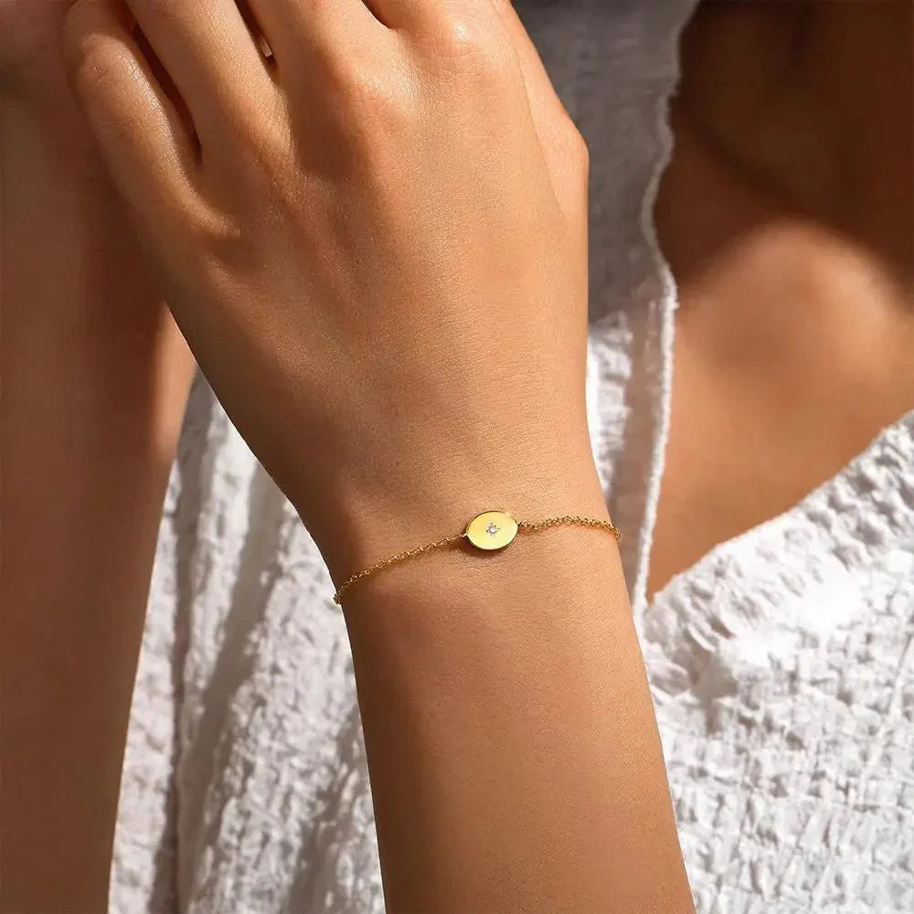 Delicate Chain Star Charm Bracelet
