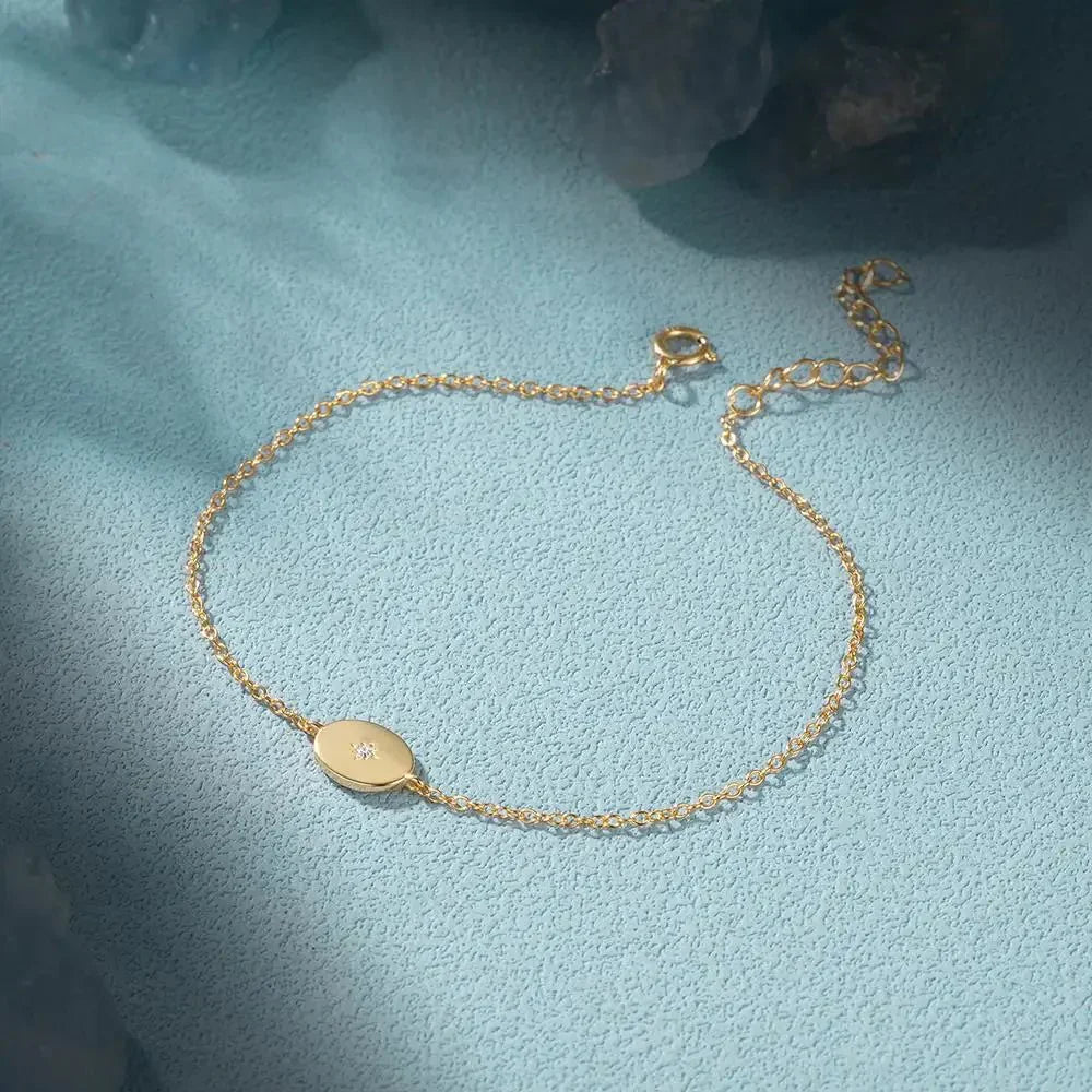 Delicate Chain Star Charm Bracelet