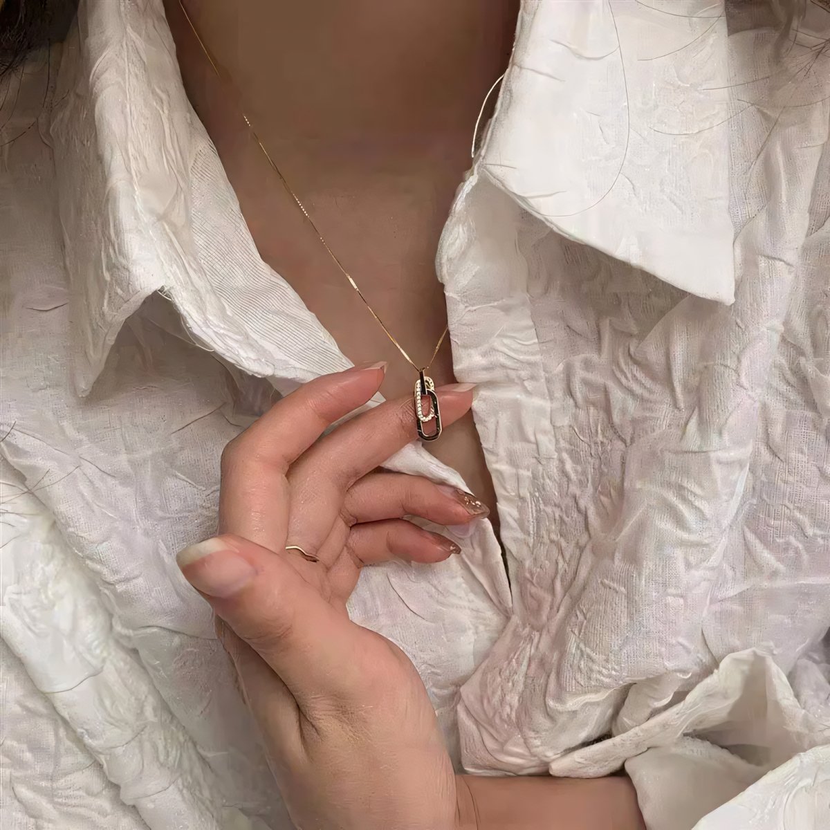 Delicate Sterling Silver Heart Necklace