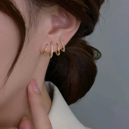 Sparkly Dainty Claw Hug Earrings