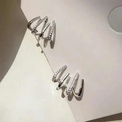 Sparkly Dainty Claw Hug Earrings