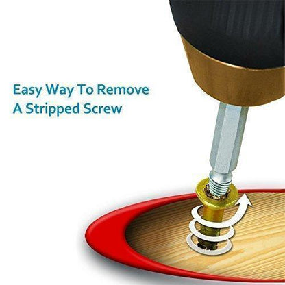 Easy Out Damaged Screw Extractor Drill Bit Set