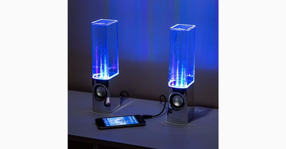 Colorful LED Water Fountain Bluetooth Speaker
