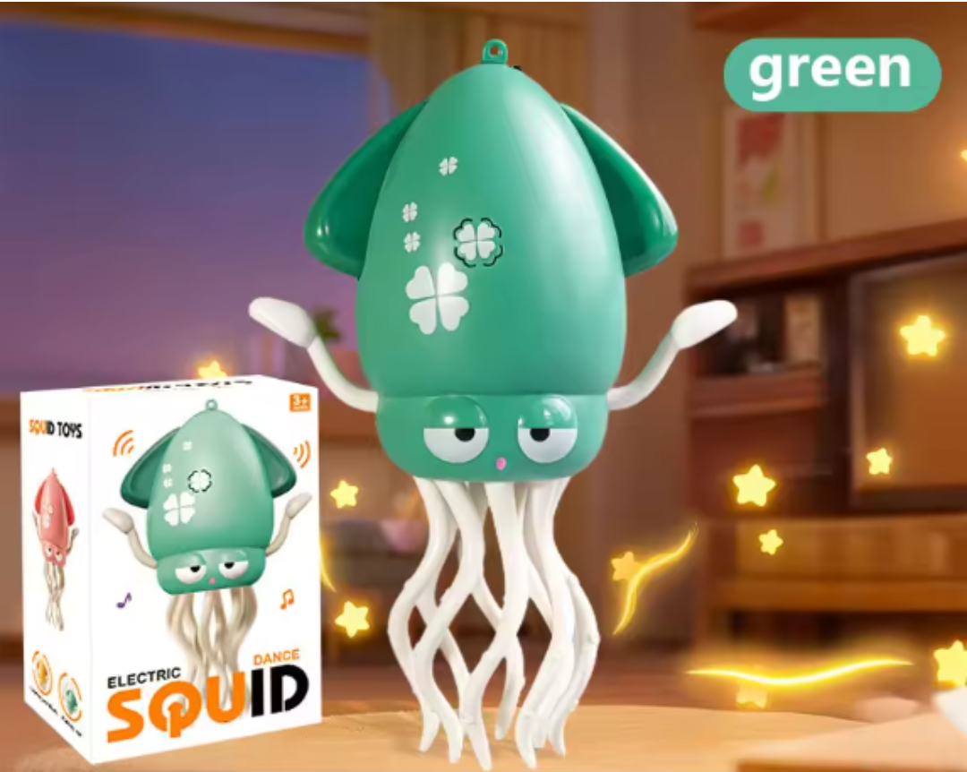 Colorful Squid Baby Playmat Toy