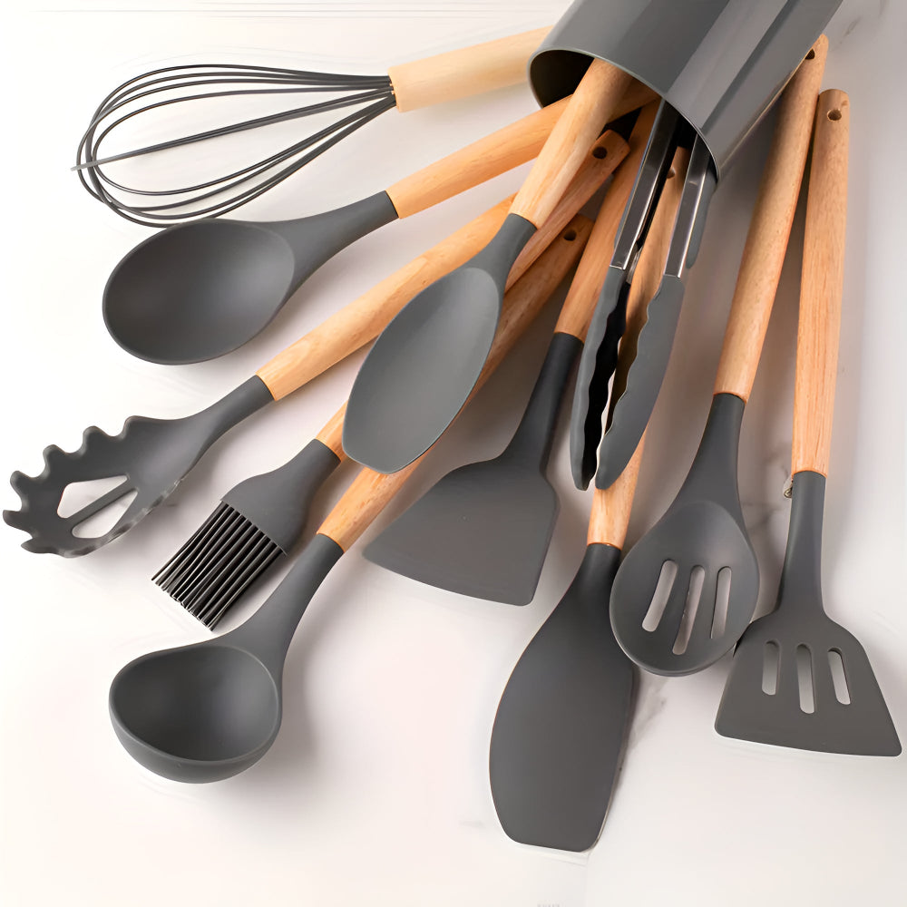 Premium Kitchen Tool Set Durable Non Stick Cooking Utensils - Fesara