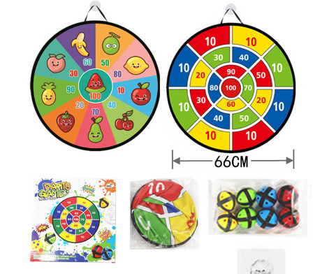 Colorful Kids Dartboard Play Set