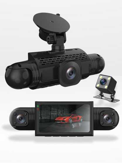 HD Car Dashboard Camera with Night Vision & Parking Mode - Fesara