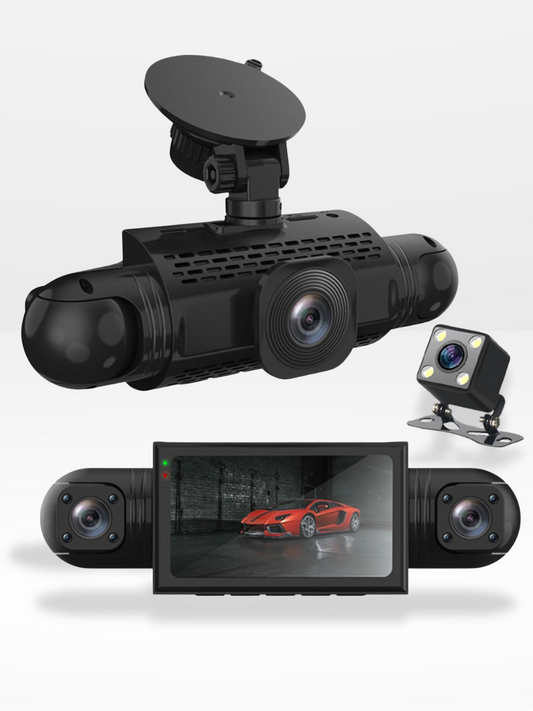 HD Car Dashboard Camera with Night Vision & Parking Mode - Fesara