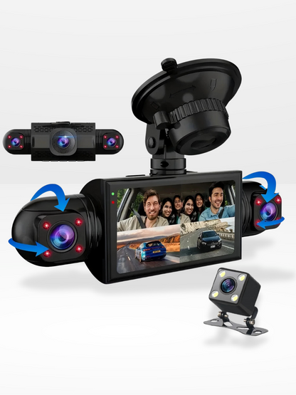 HD Car Dashboard Camera with Night Vision & Parking Mode