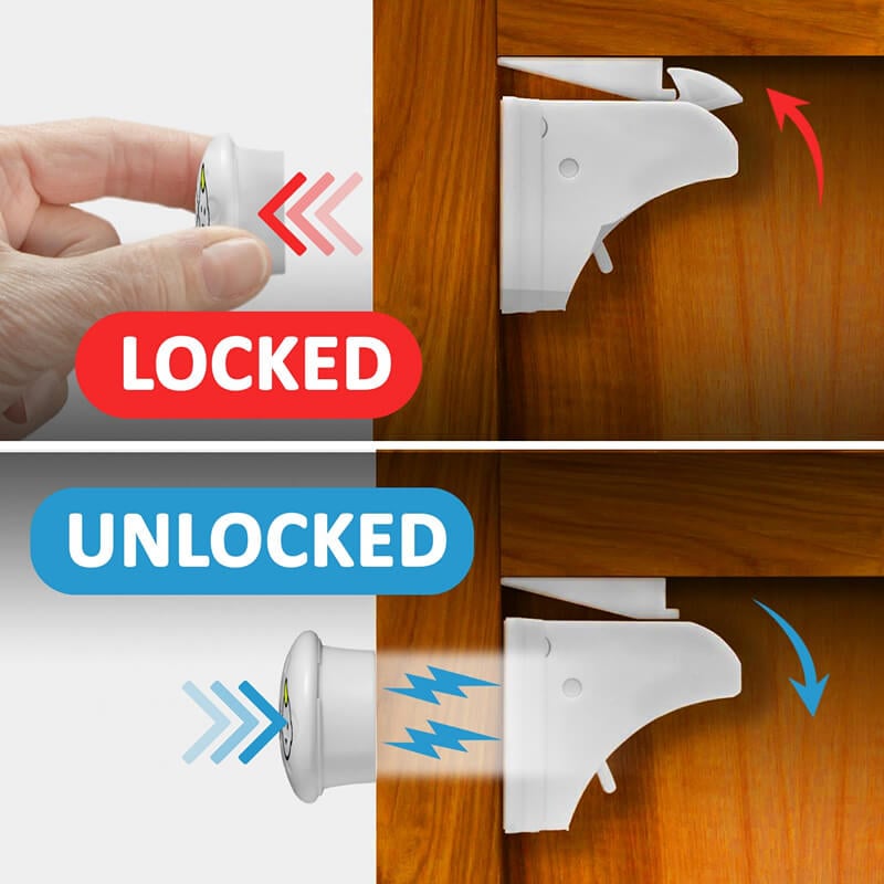 Fesara | Baby Proof Magnetic Cabinet Locks - Fesara