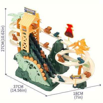 Fun Kids Dinosaur Double Loop Racing Track