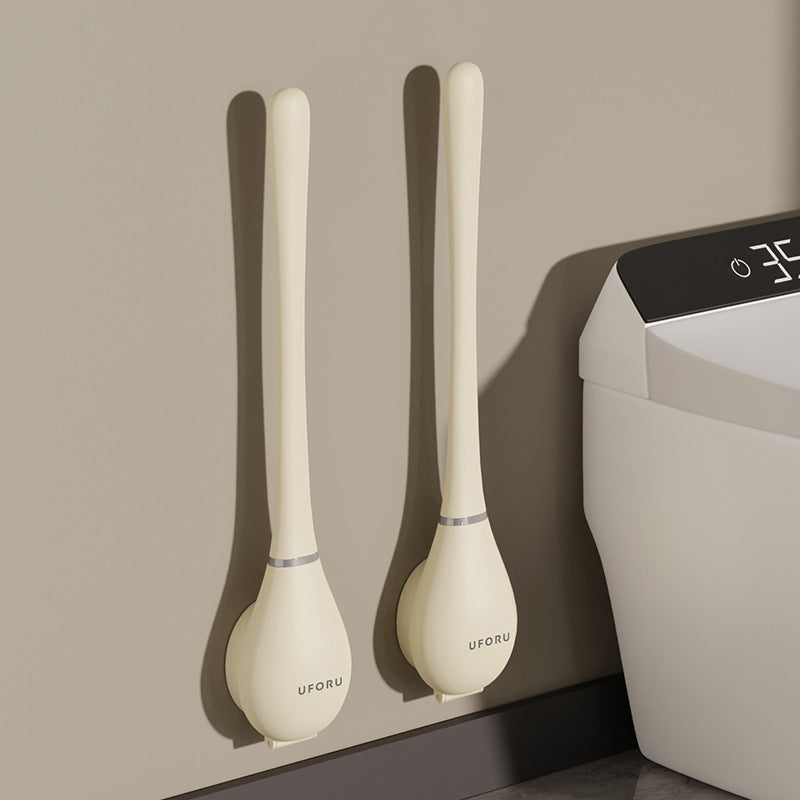 Soft Bristle Toilet Brush with Ergonomic Handle