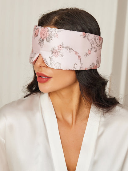 Soft Floral Silk Sleep Mask