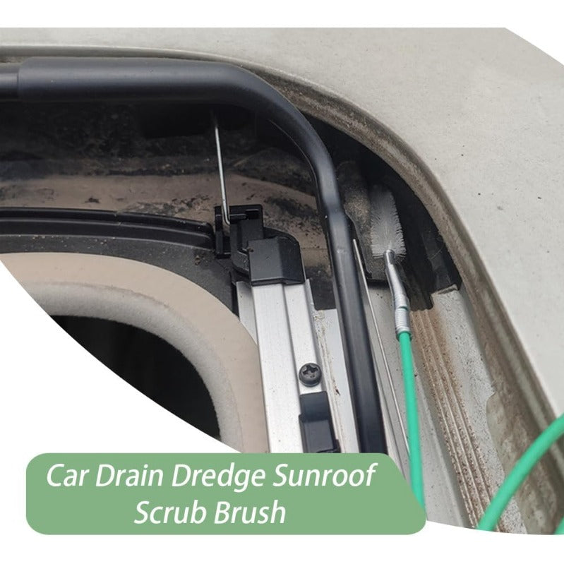 Long Drain Brush for Car Sunroof and Air Vents