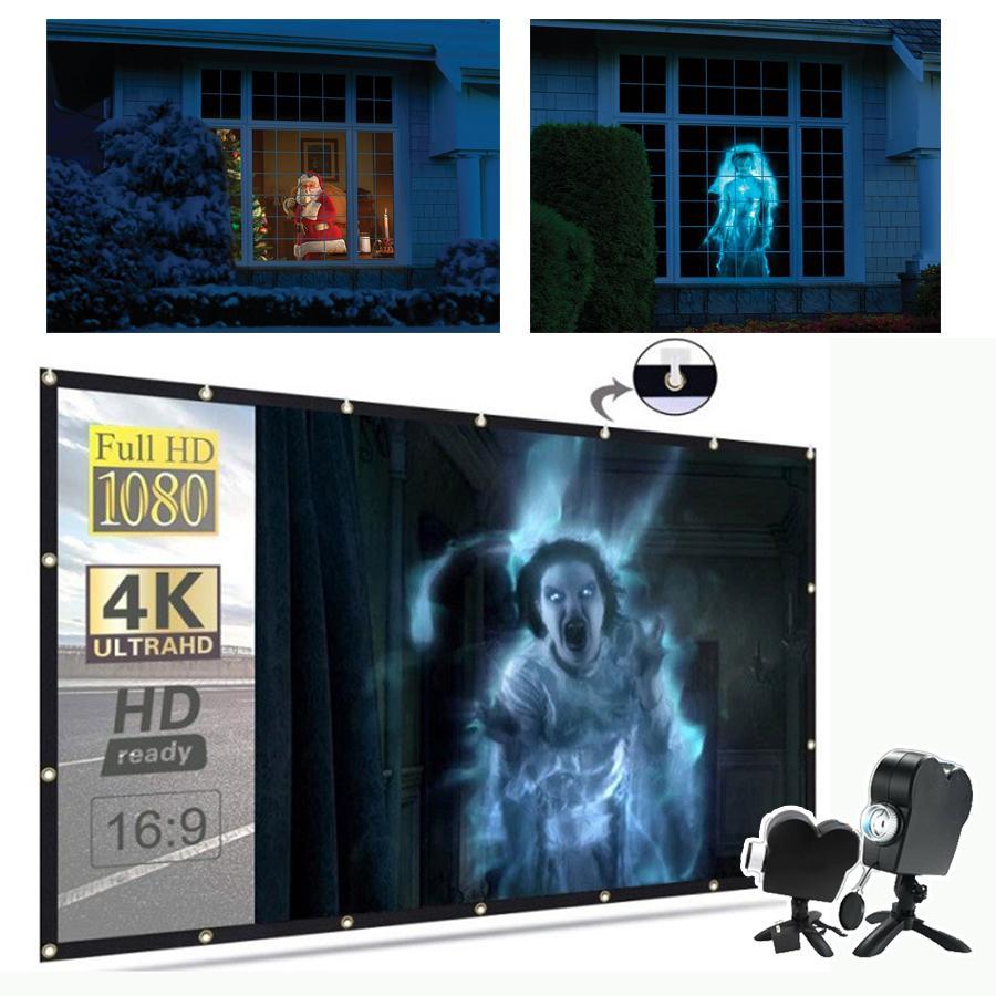 Halloween Hologram Projector Light Show