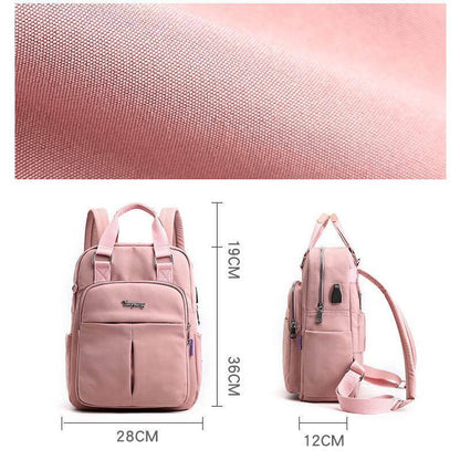 Waterproof Tactical Backpack with USB Charging Port