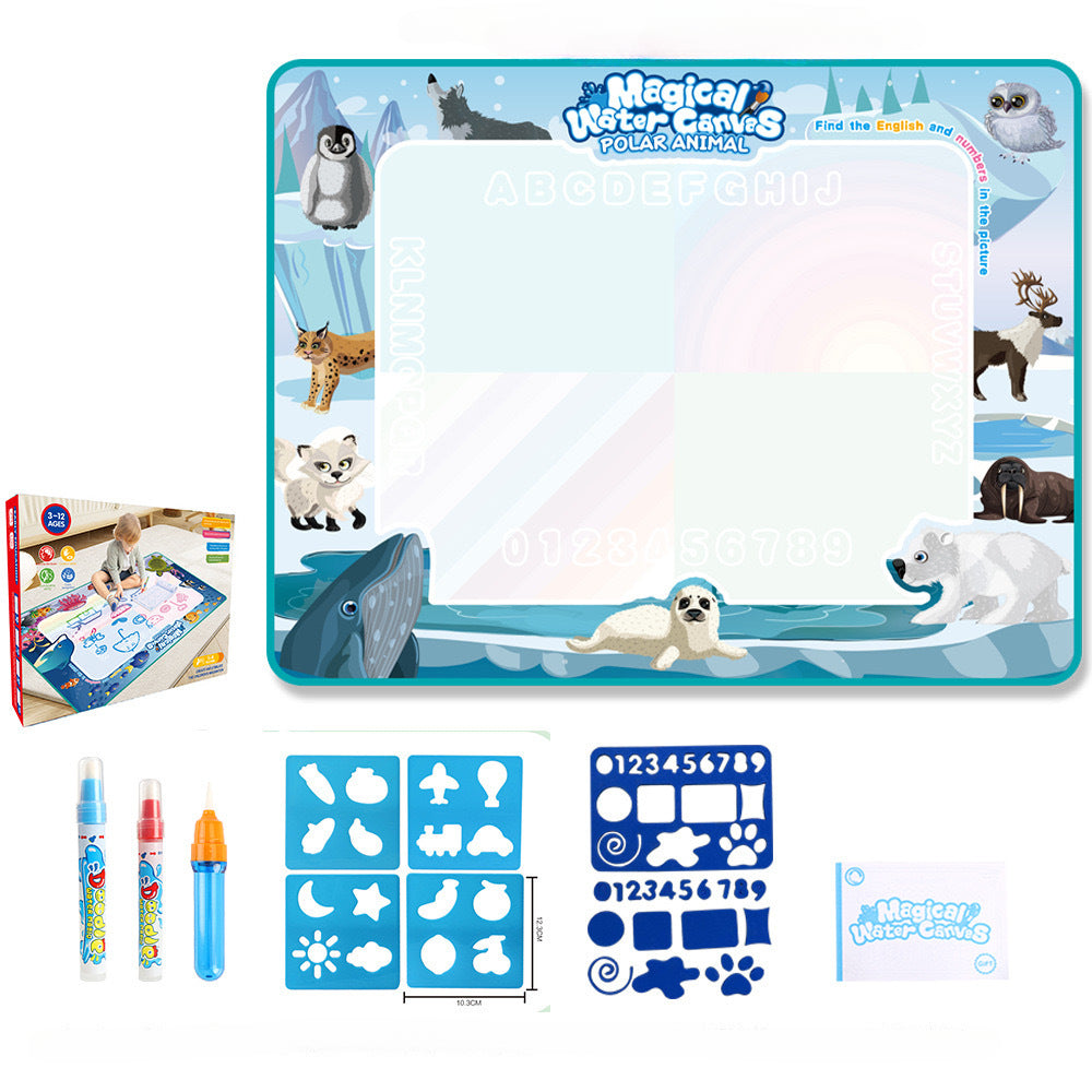 Colorful Aqua Art Panel