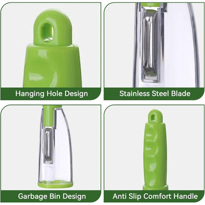 Easy Vegetable Peeler with Storage Container