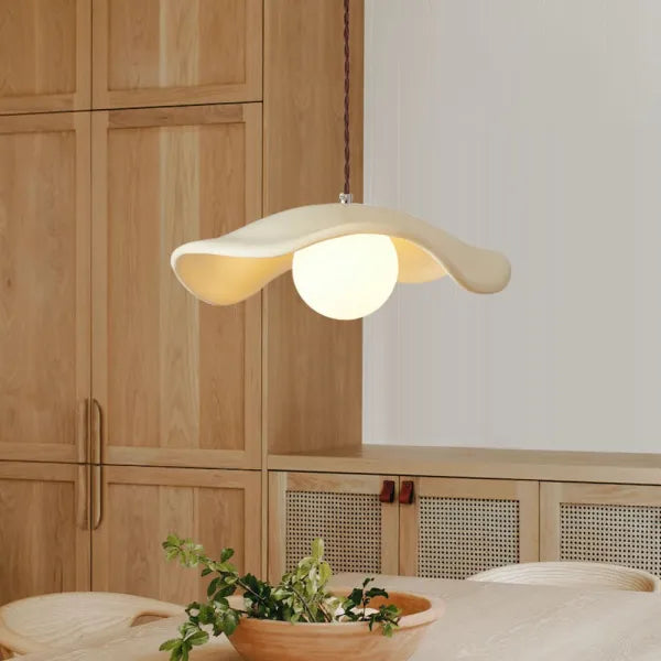 Elegant Natural Leaf Hanging Lamp